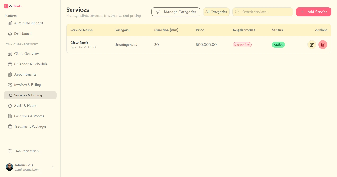Katalog Layanan dan Paket ZetBook
